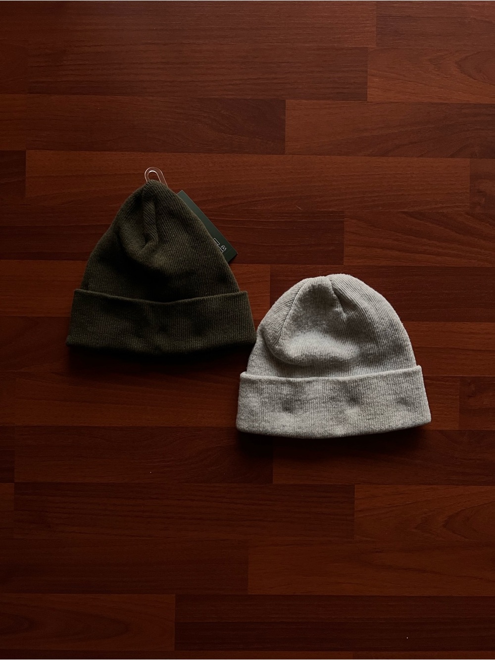 Gray & Green Beanie Bundle